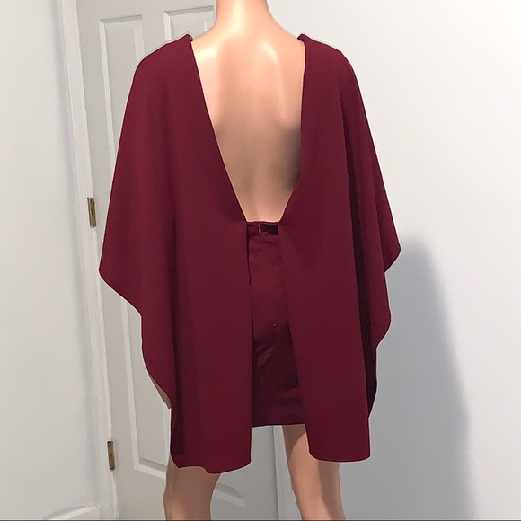 LULU’S Classic Cape Dress - Picture 10 of 16